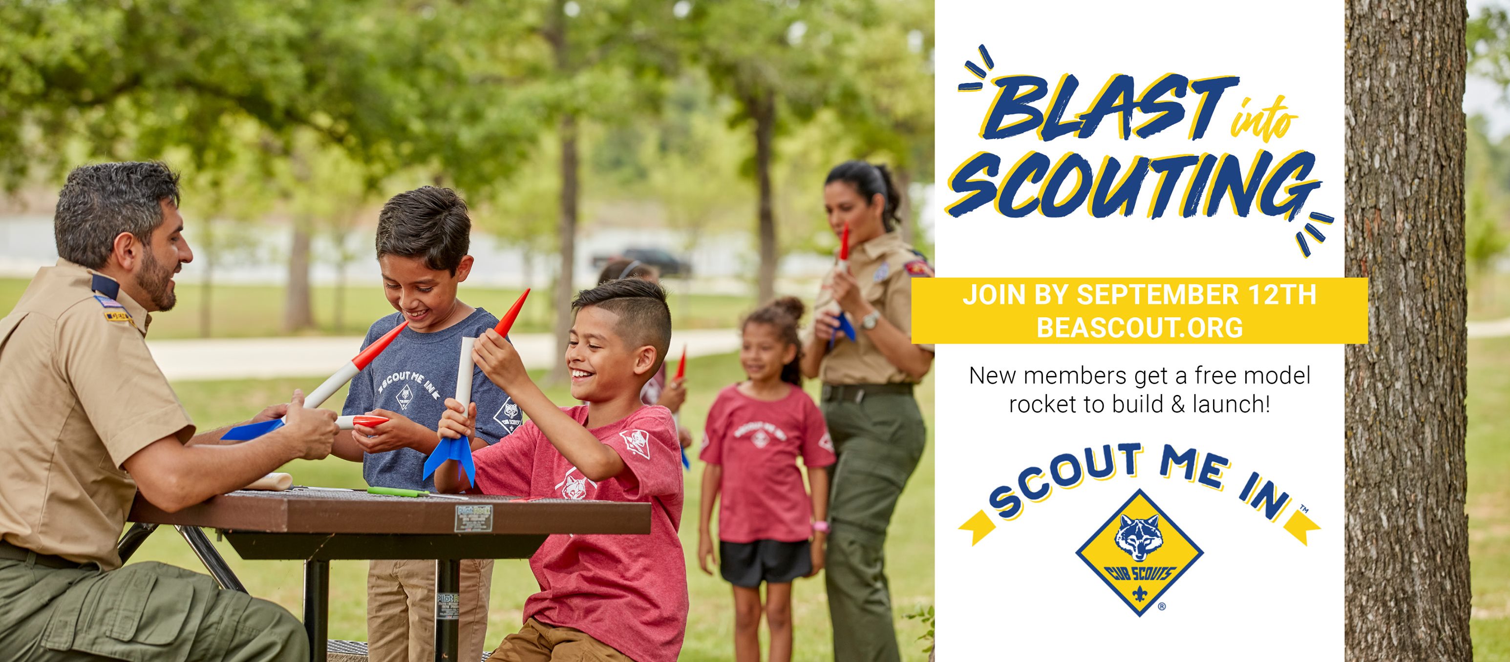 Blast into Scouting!